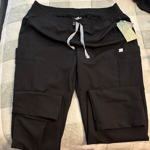 Resurge black womens scrub pants